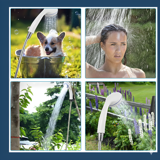 Compact Handheld Outdoor Shower