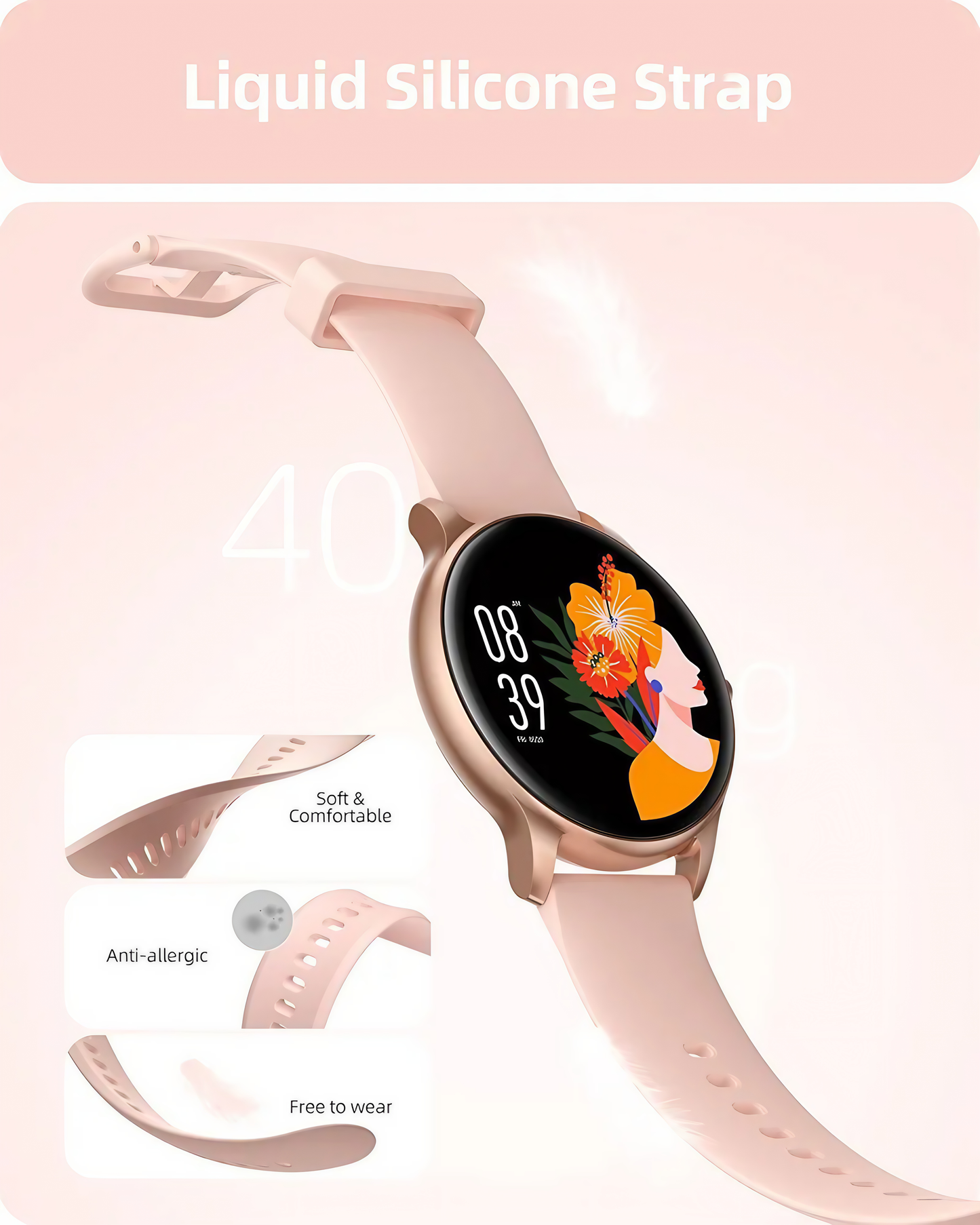 AMOLED Smart Watch – High-Resolution Display & Advanced Fitness Tracking