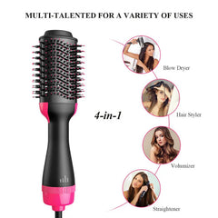 One Step Hair Dryer & Volumizer – Salon-Quality Styling at Home!