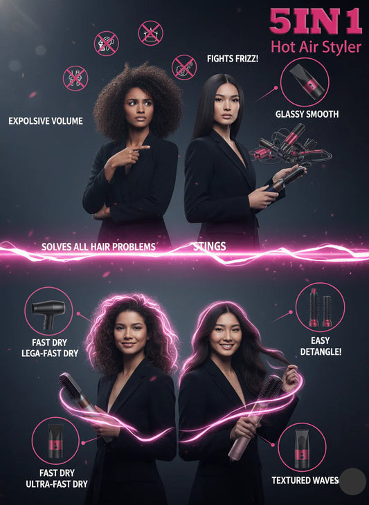 Hot Air Brush (5-in-1)